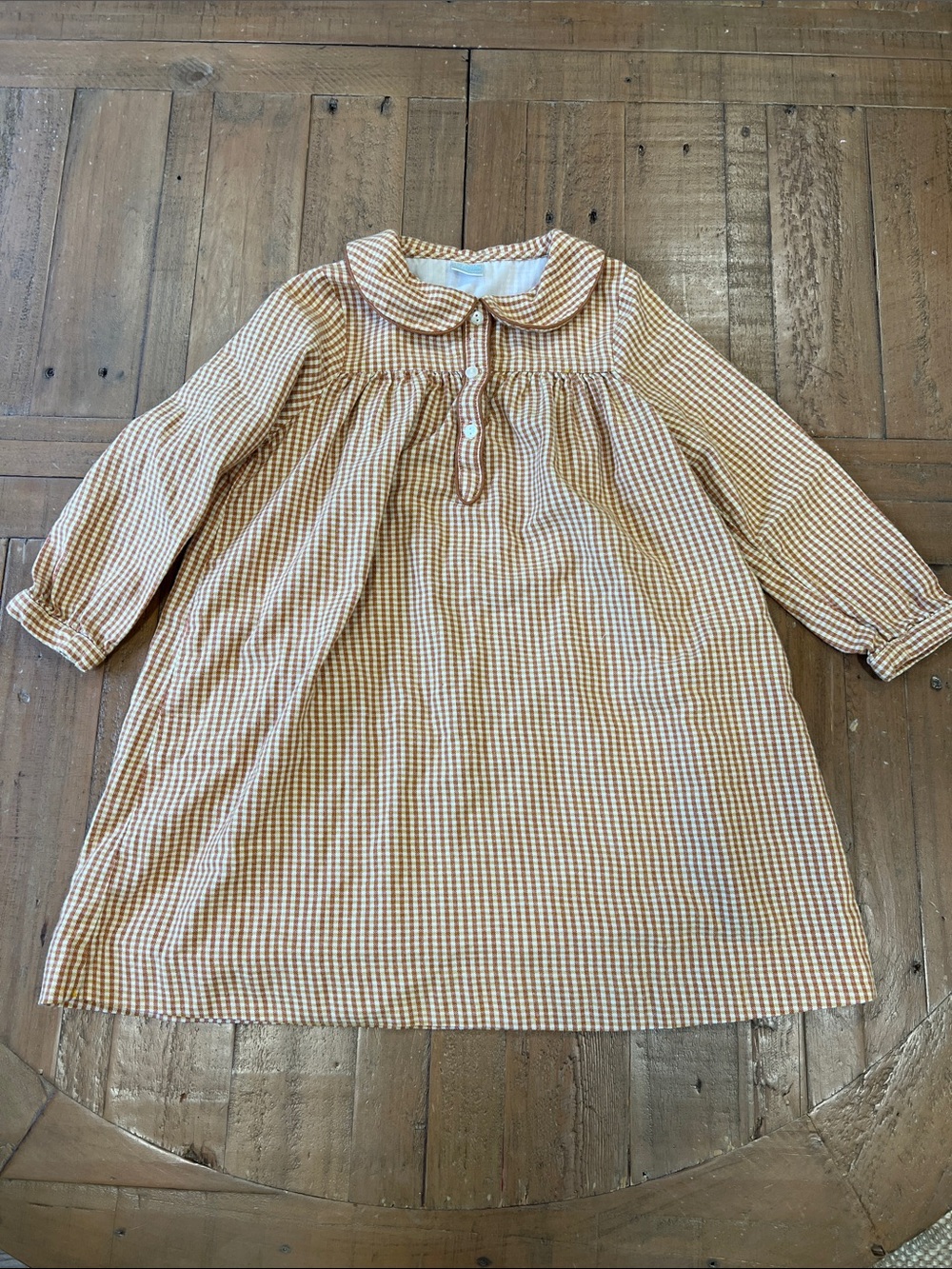 Edgehill collection fall plaid Peter Pan collar dress 6 years